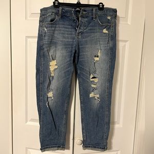 Hollister distressed vintage boyfriend jeans